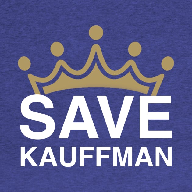 Save Kauffman Stadium - Kansas City Baseball - White Text by KC1985